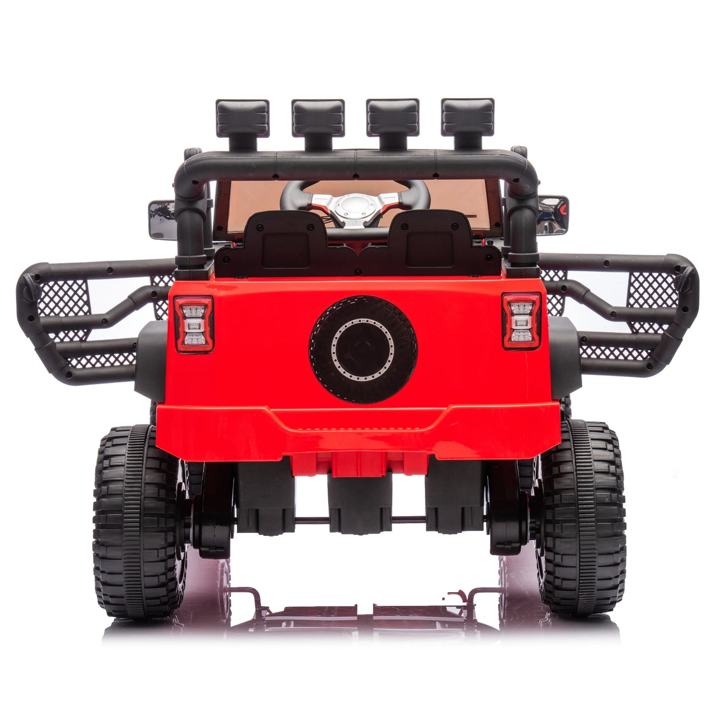 24V 400W Kids Ride-On Car, Parental Remote Control, 4-Wheel Suspension, Large Screen, Portable Handle, Seat Belt, for Ages 3 and Up