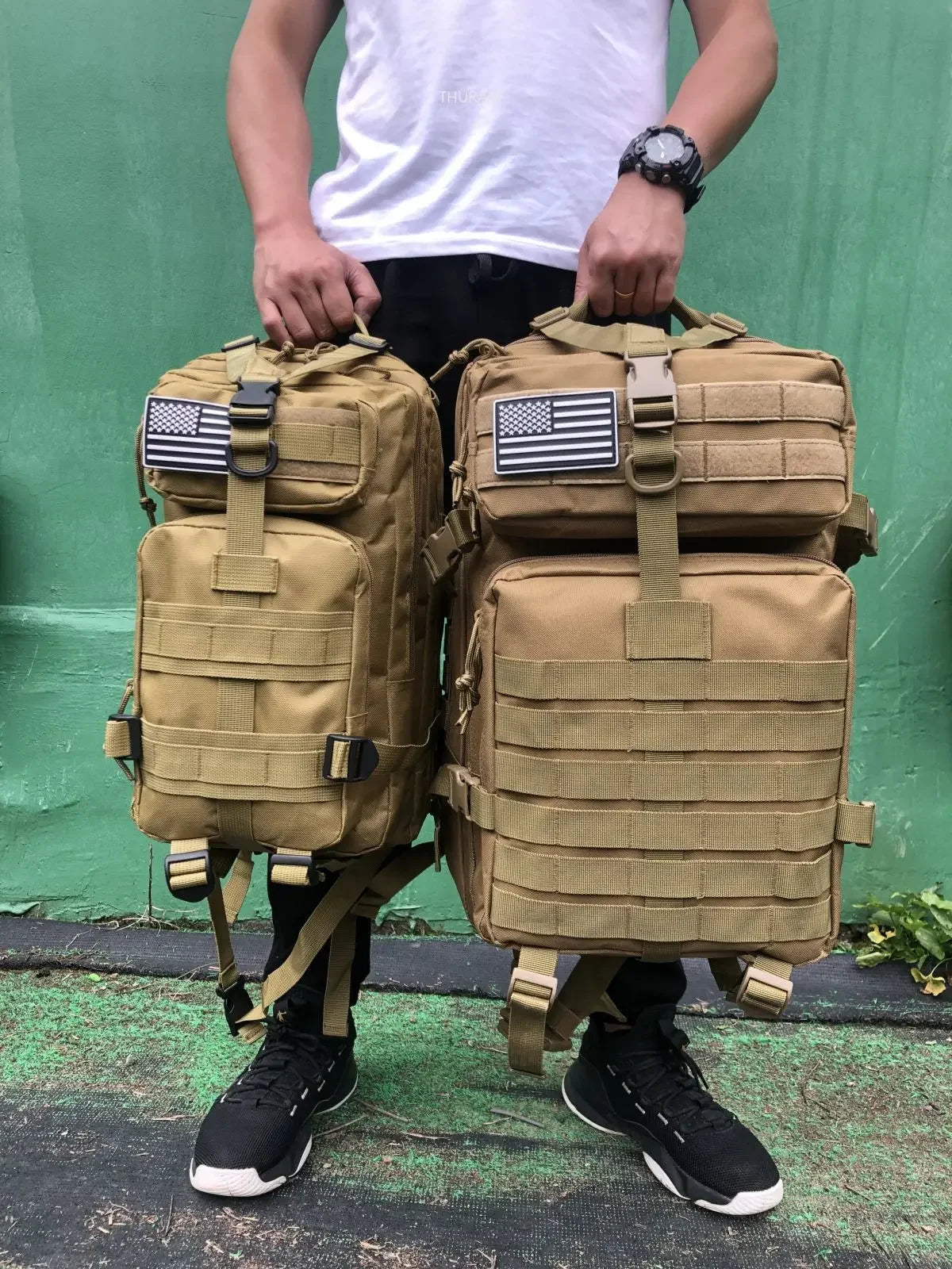 25L/50L robuste en Nylon imperméable à l'eau tactique sport Trekking pêche chasse Camping randonnée sac à dos sacs à dos en plein air