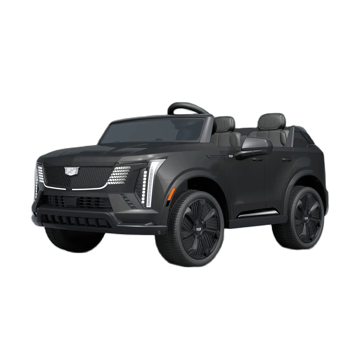 Coche eléctrico de 24 V con mando a distancia, 2 plazas, amortiguación en las 4 ruedas, arranque suave, luces led para niños