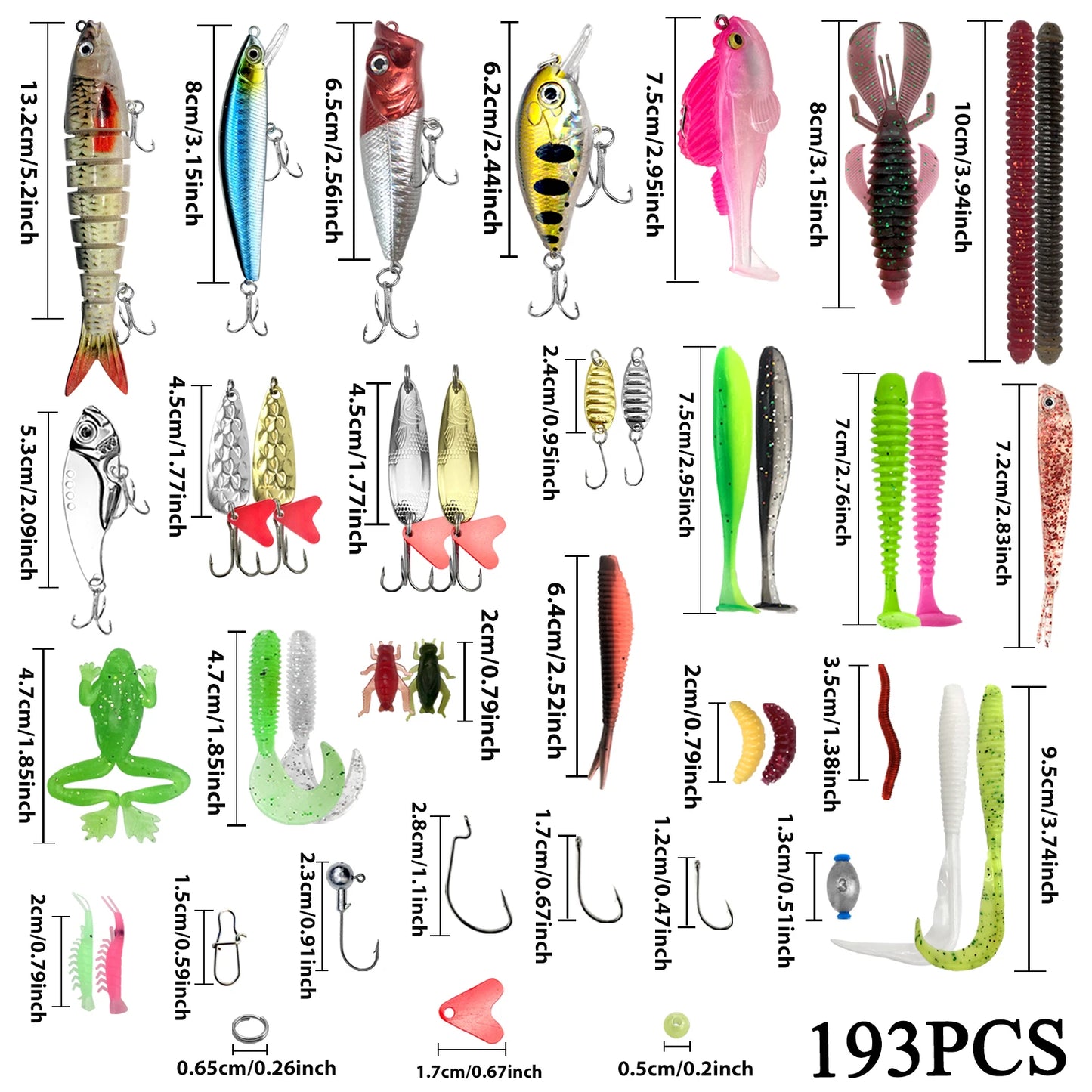 Kit de Leurres de Pêche 83/133/193/239/409 pièces pour Truite/Brochet/Perche - Ensemble Multicouches avec Équipement Pro et Boîte de Pêche Tactique