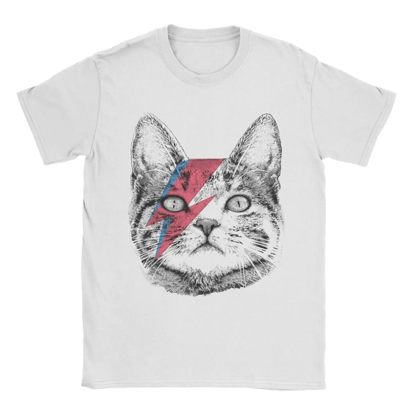 T-shirt décontracté col rond imprimé — surdimensionné, style gothique, coton, nouvelle collection
