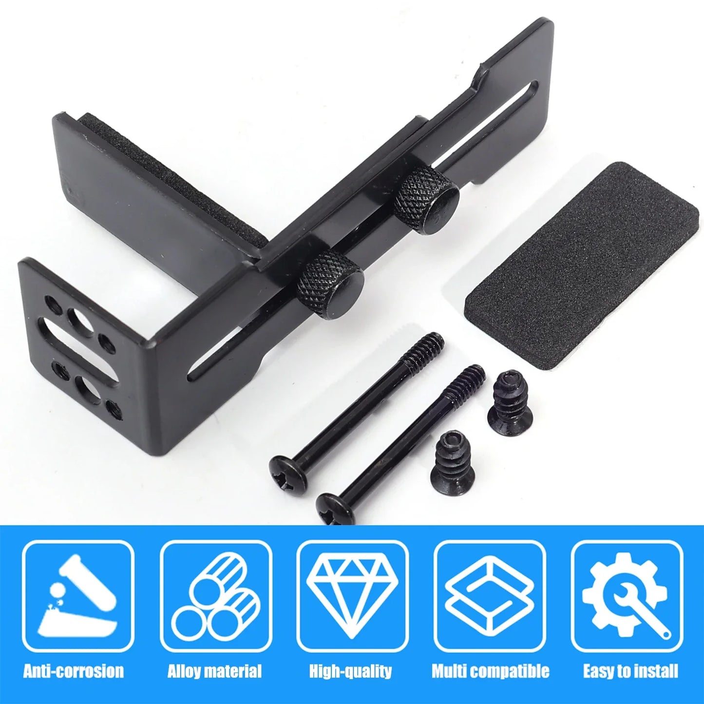 Support de carte graphique réglable, support de carte vidéo réglable, support GPU pour boîtier PC de bureau ITX/ATX, accessoire pour éviter l'affaissement