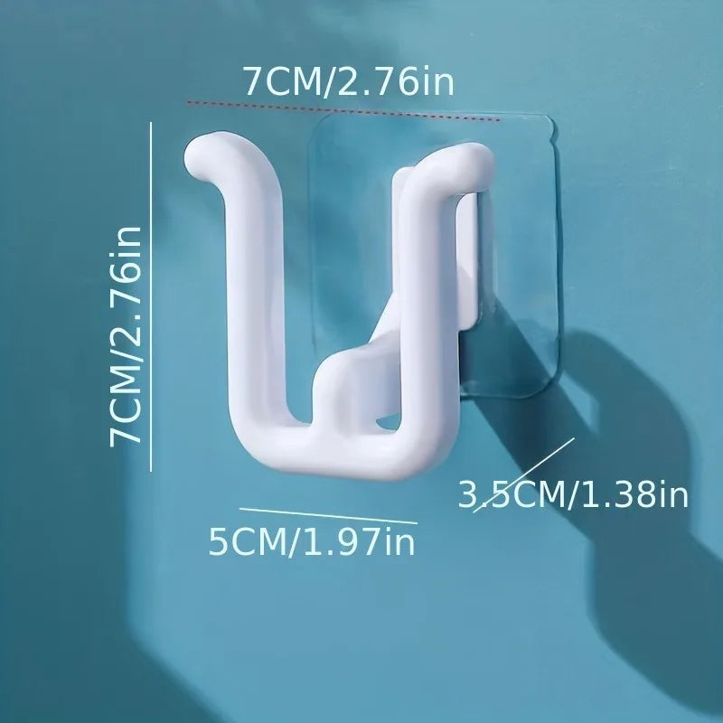 Suction cup hooks for bathroom, home accessories, 4 pieces