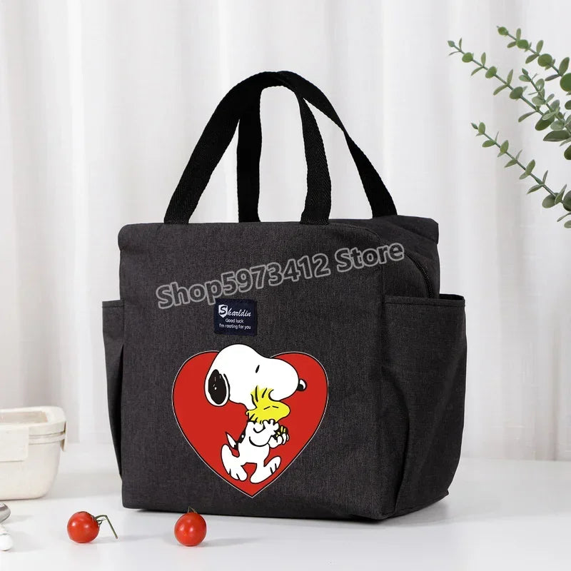 Sac isotherme portable pour déjeuner et boissons — mignon, thermique, pique-nique, cadeau enfants