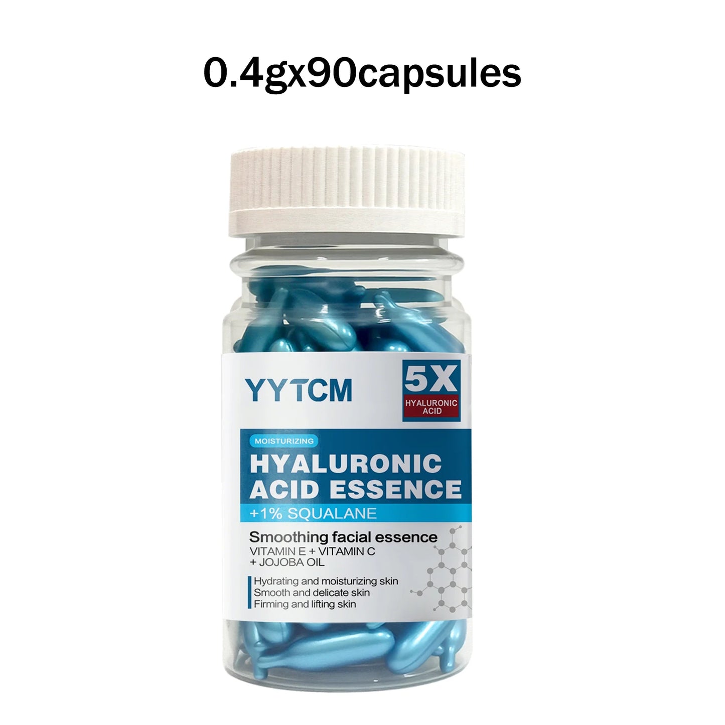 Capsules Hydratantes Acide Hyaluronique — Essence Éclaircissante 30 Capsules