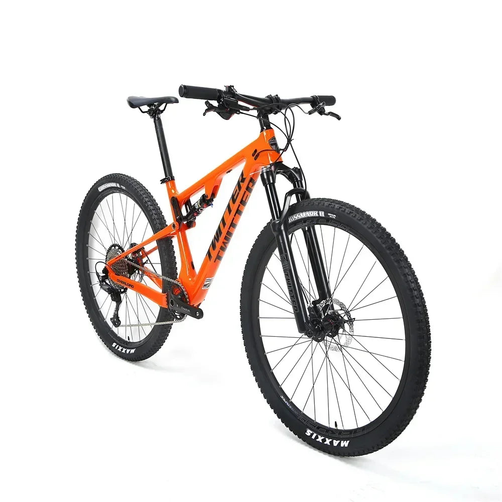 TWITTER OVERLORD M6100-12S hydraulic disc brakes, AM-grade full suspension T900 carbon fiber mountain bike, 27.5/29 inches * 15/17/19/21 cm