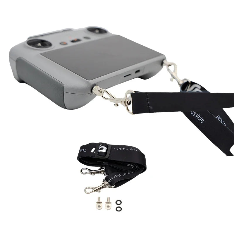 Lanière de cou avec vis pour télécommande drone — compatible drones RC, accessoires
