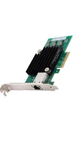 X540-T2 Chipset Intel PCIe x8 double cuivre RJ45 10Gbps Port Ethernet carte réseau PCIE-X8 X16