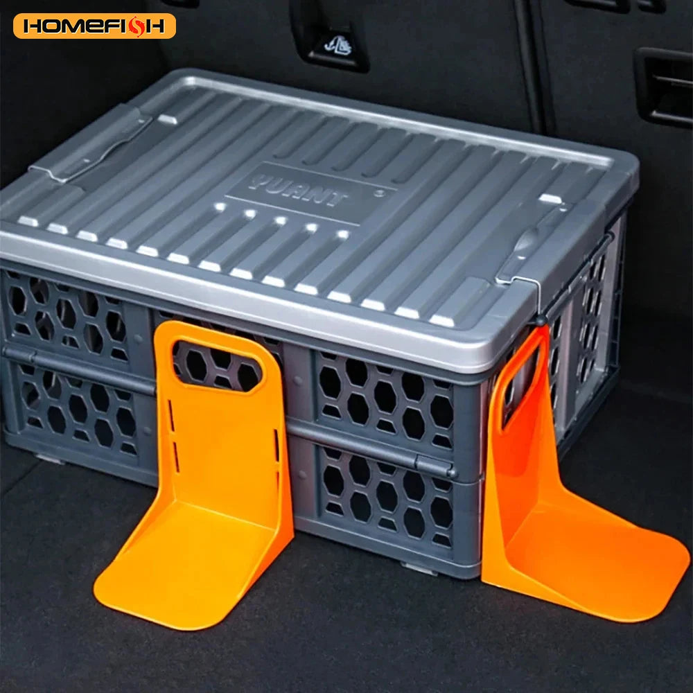 Organizador de maletero de coche multifuncional de 1/2 piezas, soporte de almacenamiento de equipaje, barrera antichoque, soporte de herramientas
