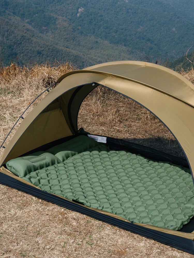 Matelas gonflable Double de Camping en plein air, coussin de couchage Extra large, lit pliant ultraléger, tapis de couchage pour voiture, tapis de voyage
