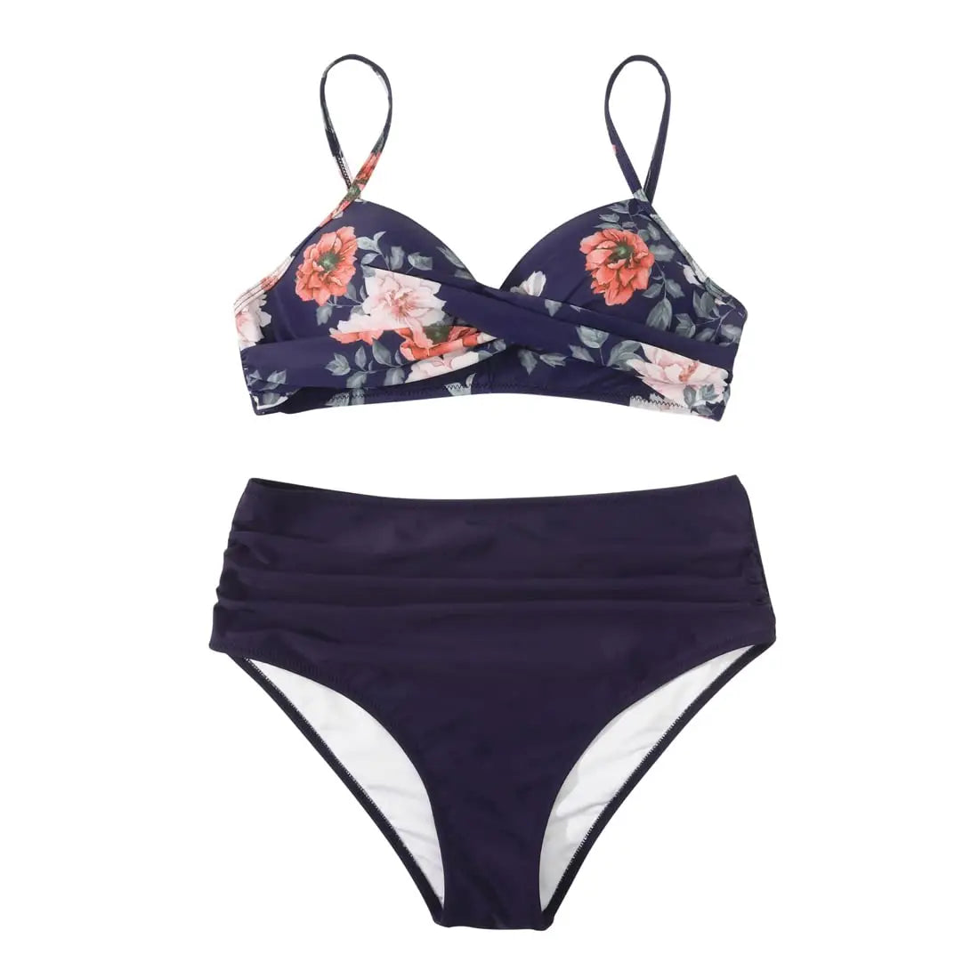 Maillots de bain vintage taille haute 2026 pour femmes, push-up, imprimés, tenues de plage estivales