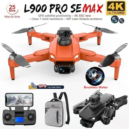 Drone GPS professionnel 4K — double caméra HD, 5G WiFi, 360°, moteur sans balais, évitement obstacles, RC FPV quadcopter