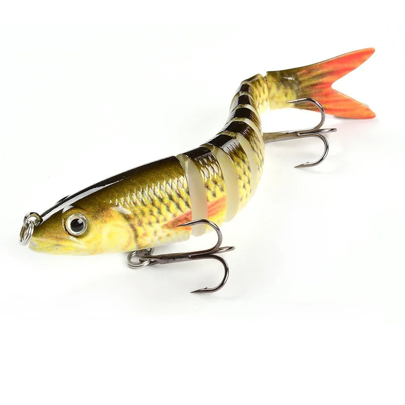 13.5 cm/19g coulant Swimbait manivelle leurre de pêche ensemble de Wobblers pour brochet appâts artificiels Kit matériel de pêche