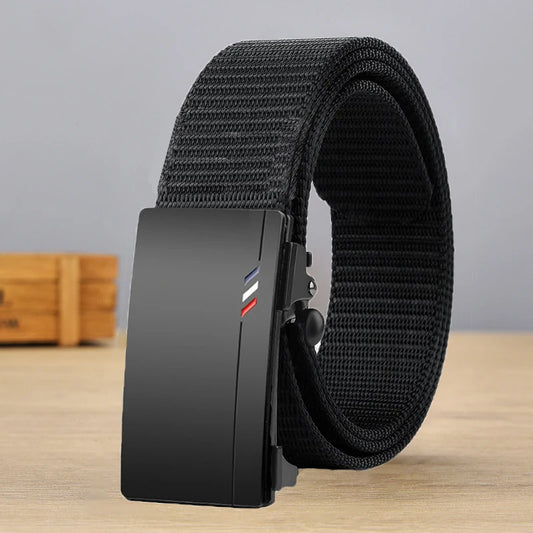 Ceinture Nylon Respirante Boucle Automatique Homme — Sport Extérieur Jean