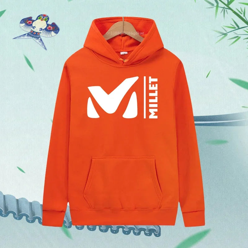 Sudadera con capucha para mujer, de moda, con estampado de letras gráficas, sudadera holgada, informal, estilo Harajuku, ropa con capucha
