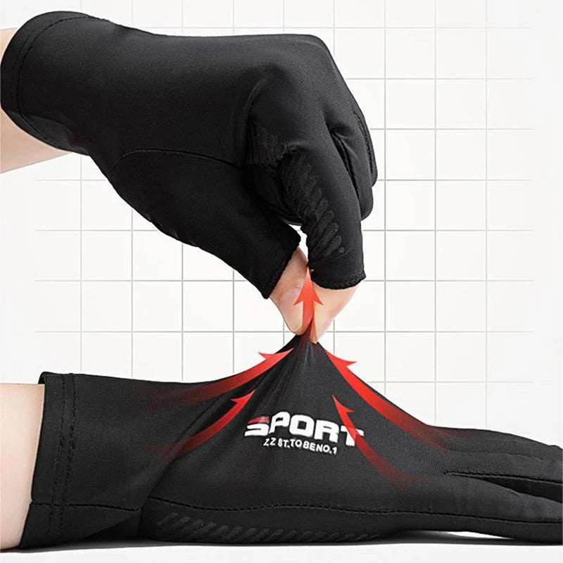 Gants de pêche pour Sport de plein air, 1 paire, écran tactile, équipement de protection fin Anti Uv, gants de course pour moto, antidérapants sur glace, respirants