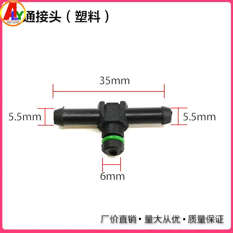 Tuyau de retour d'injecteur moteur diesel — connecteur huile de fuite type T/L, pièce de rechange