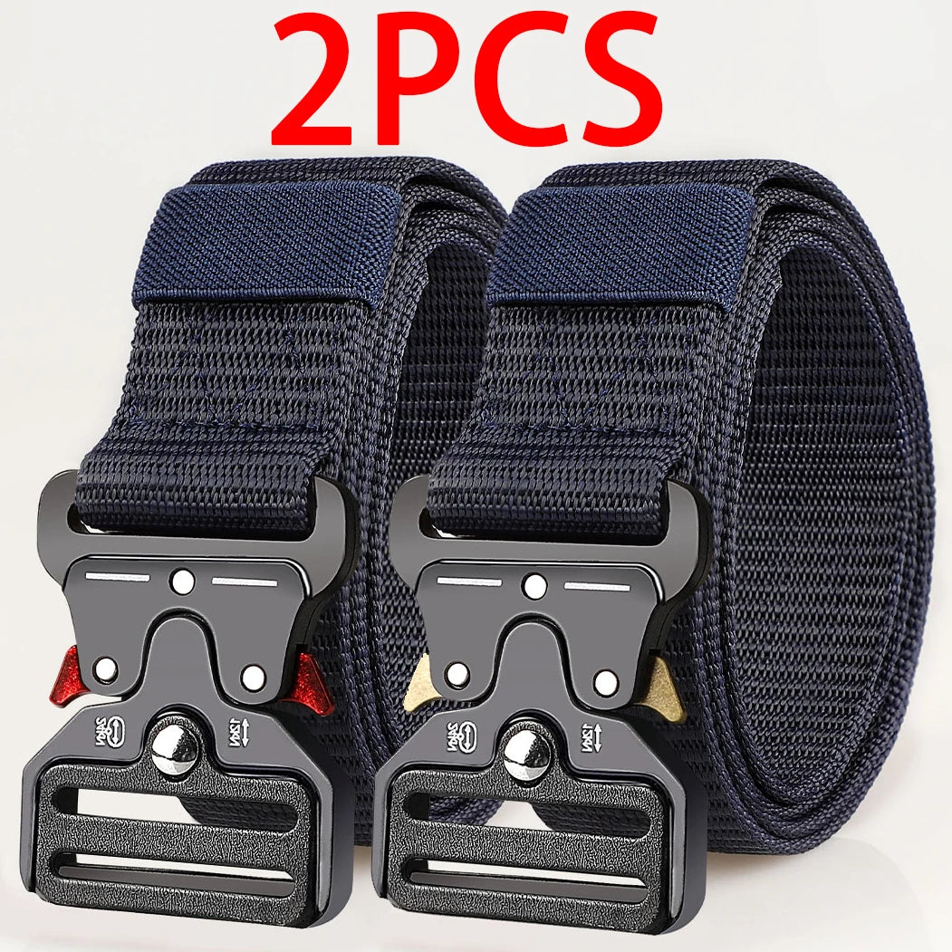 Men's Versatile Tactical Belts – Durable & Adjustable Design – For Outdoor Sports Enthusiasts, Pair with Jeans, for Men and Women