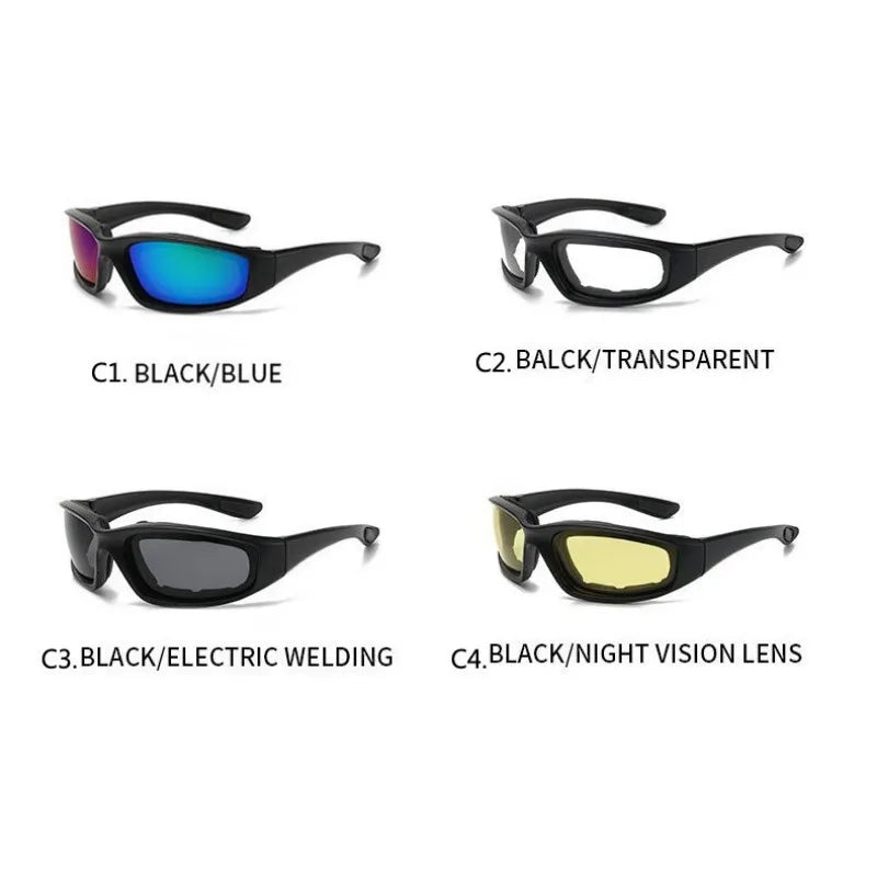 Lunettes de cyclisme en plein air, protection des yeux, lunettes de ski, lunettes de soleil tactiques Cs, lunettes de soleil en éponge de sport bloquez efficacement 1 pièce
