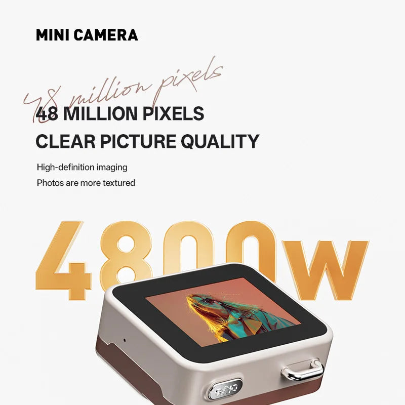 New Retro CCD Mini High Definition Digital Camera Pixel Student Campus Photography Recording Small Size Easy to Carry Camera