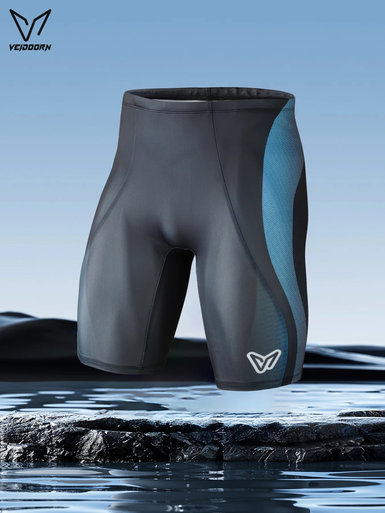 Veidoorn Maillot de bain à séchage rapide pour homme, 5 pouces, doublure anti-embarras, respirant, confortable, athlétique, pour la plage