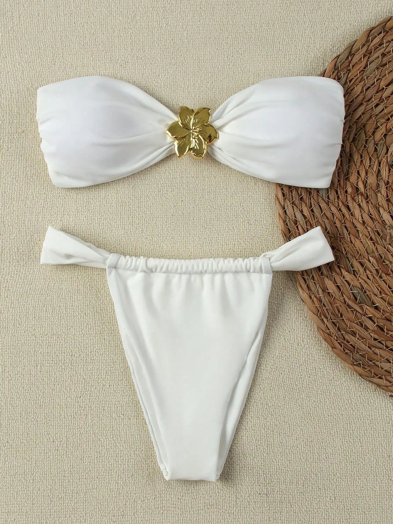 Ensemble bikini bandeau push-up sexy 2026 - Maillot de bain brésilien string pour femme