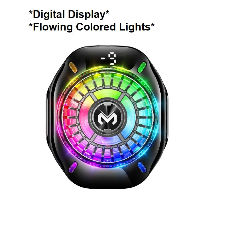 MEMO CX10 — Refroidisseur Téléphone Semi-Conducteur Clip Magnétique LED RGB