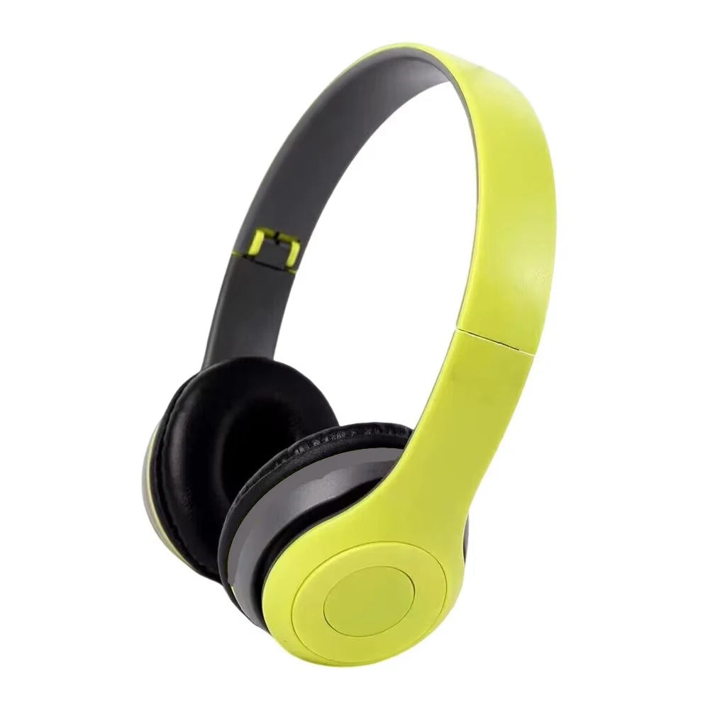 P47 Bluetooth 5.0 Wireless Headphones, Foldable, Hi-Fi Stereo Bass for Music, Gaming, for Kids Girls, for Smartphone