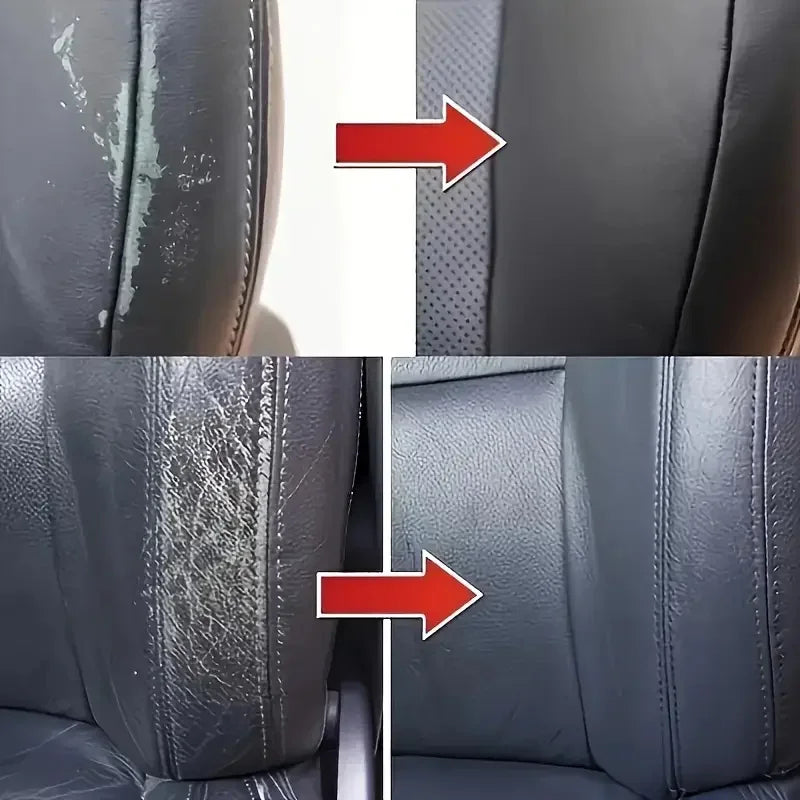 Restaurateur de plastique automobile Retour au noir brillant Agent de rénovation du cuir et des panneaux intérieurs de l'automobile Revêtement de cire Agent de polissage et de réparation automobile