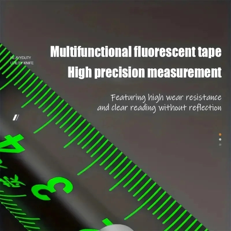 Ruban à mesurer épais de précision — étanche, outil de mesure polyvalent, 3m / 5m / 7m / 10m