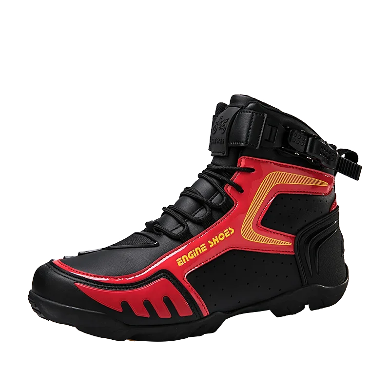 Bottes Moto Homme Mi-Mollet Respirantes — Nouvelle Collection 2024