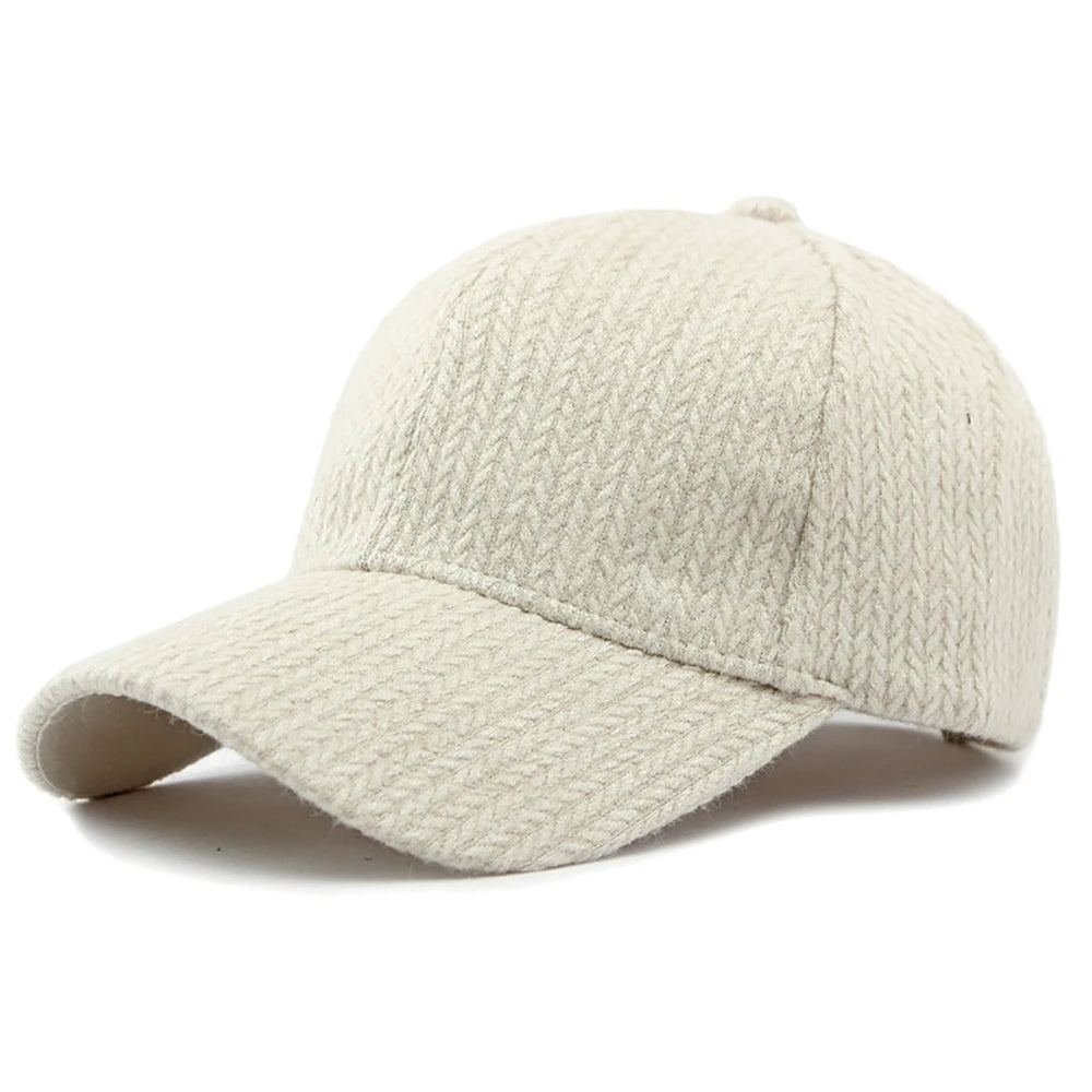 FS Luxury Brand Grey Beige Baseball Caps for Men, High Quality Wool Hat for Women, Brown Streetwear Trucker Cap, Men's Cap 2026
