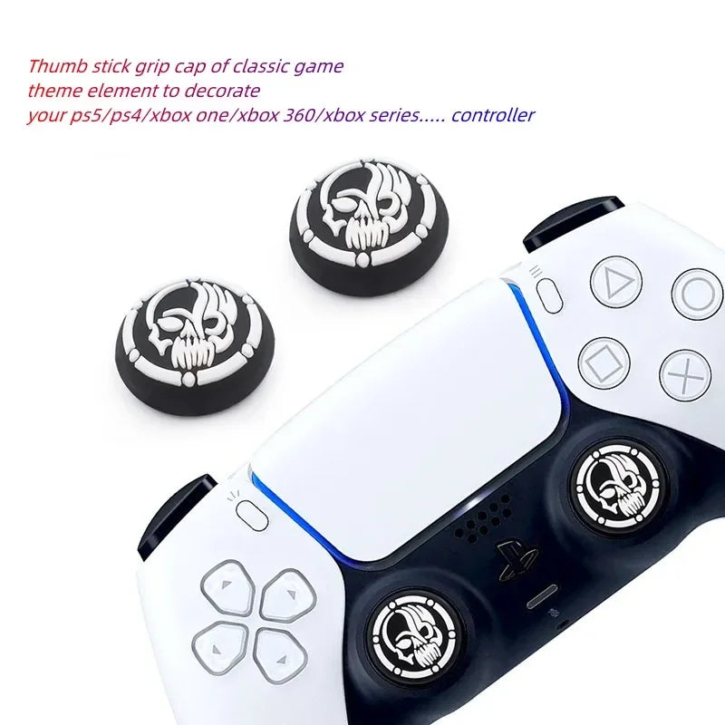 Capuchons de poignée de pouce en silicone pour manettes de jeu — accessoires universels pour consoles