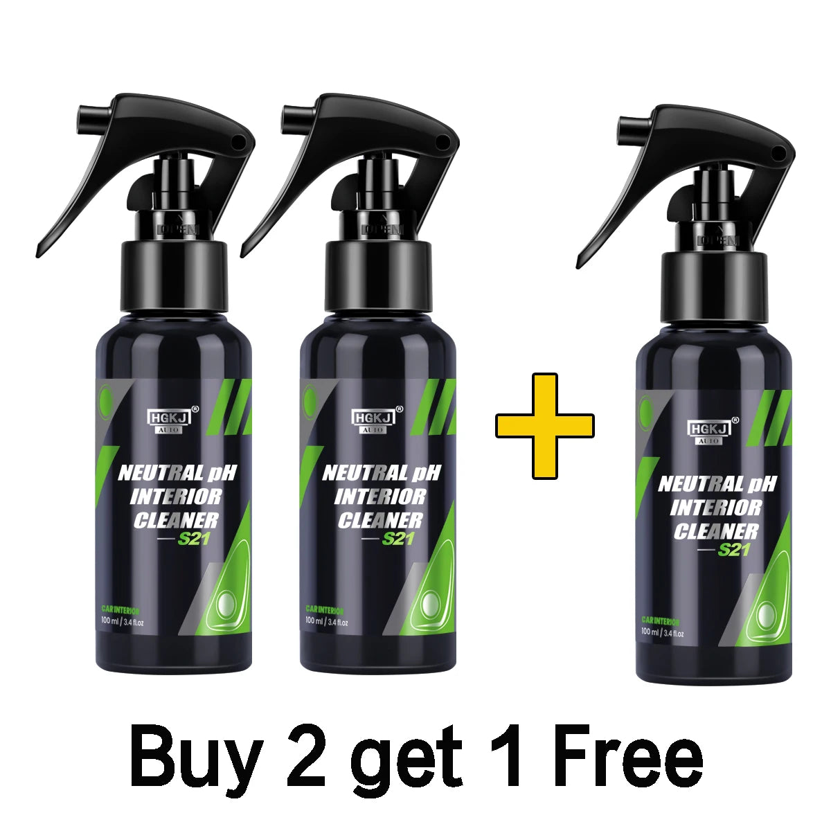 Car Interior Cleaner, Roof Cleaner, Leather, Flannel, Woven Fabric, Waterless, Multi-Purpose Automotive Dashboard Cleaning Tool HGKJ S21