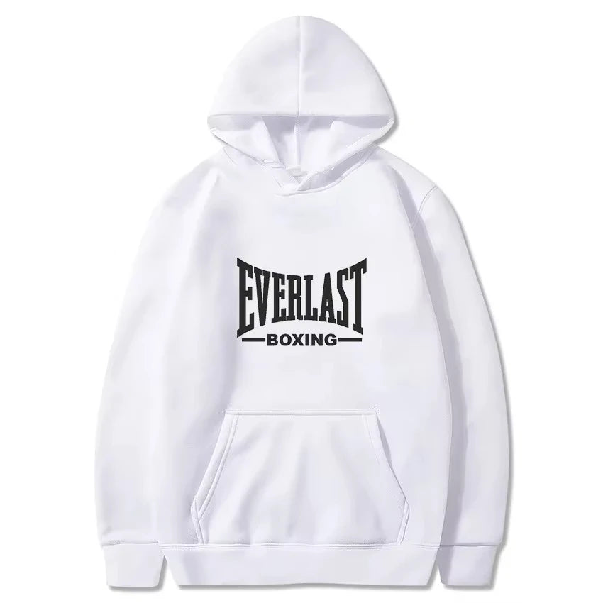 EVERLAST men's hoodies casual loose hooded pullover Simple impression numeral evaluation sports advocatecontracted