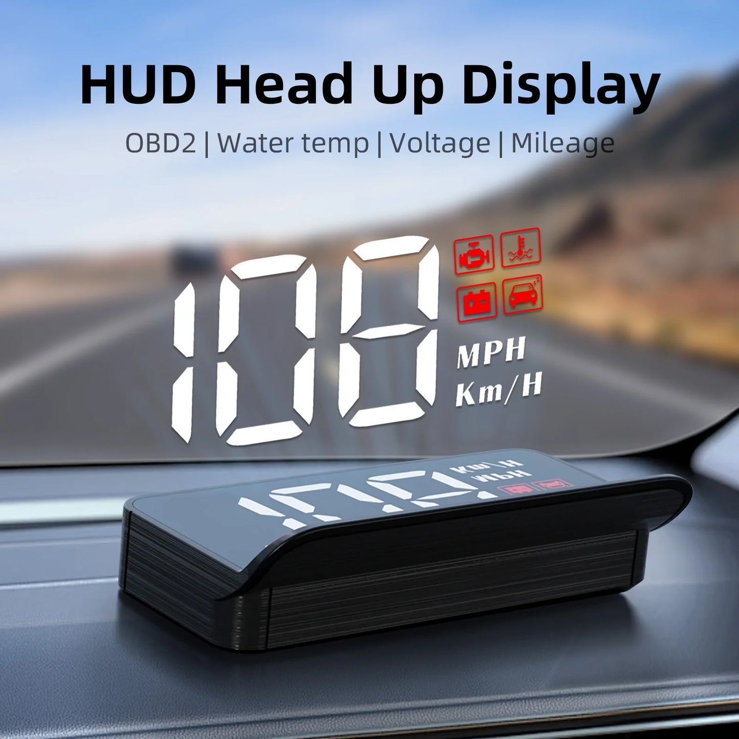 M3 OBD2 M1 GPS HUD Head Up Display obd2 Car Speed Projector On-Board Computer Auto Fuel Mileage Alarm Car Accessories
