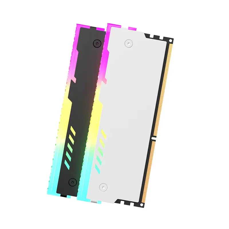 Dissipateur thermique de mémoire PC RM-1 gilet de refroidissement RAM 5V-3PIN ARGB RAM dissipateur thermique Aura Sync pour ordinateur de bureau mémoire DDR3 DDR4 DDR5 DDR2