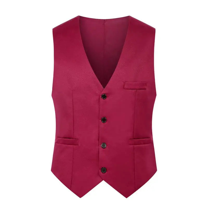 Gilet d'affaires formel pour homme slim — grande taille, décontracté, M-6XL