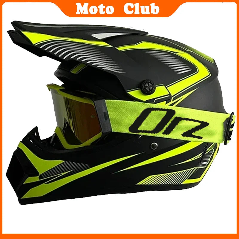 Casco de moto profesional Motocross todoterreno casco de protección para niños casco todoterreno gafas Capacete De Motocicleta regalos