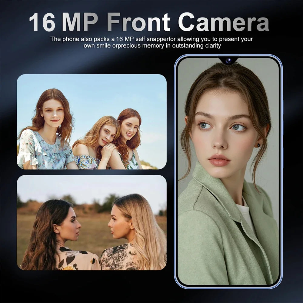 HOT i17 Pro Max téléphones portables 2026 nouveau Original 7.0HD 5G double carte double veille Smartphone 8000mAh Android 15 téléphones mobiles