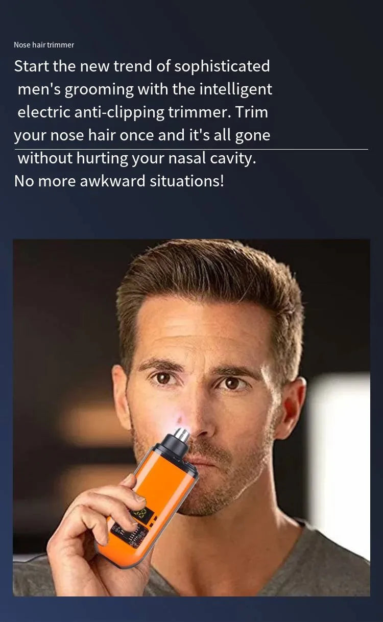 Tondeuse à poils de nez tondeuse Portable pour le nez Mini tondeuse à cheveux de nez et d'oreille tondeuse de nez Portable tondeuse Rechargeable pour homme