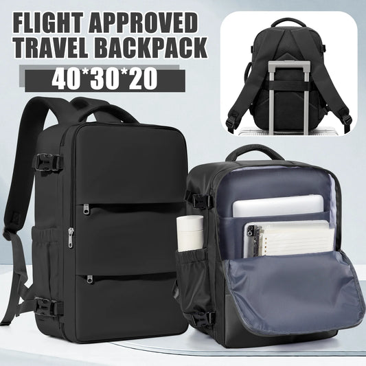 Sac à Dos Voyage Cabine Avion 40x30x20 — Étanche Ordinateur Bagage à Main
