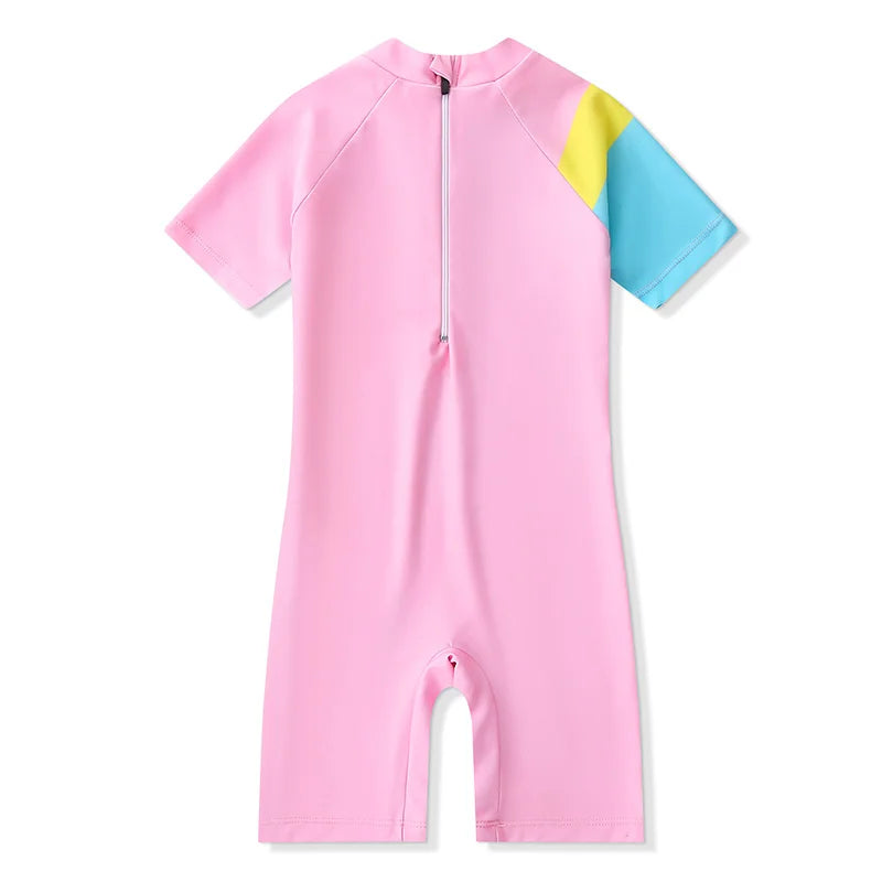 Maillots de bain pour enfants nouveau maillot de bain une pièce pour garçons et filles petits enfants grands enfants Protection solaire ensemble de natation de printemps chaud