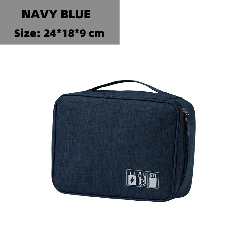 Sac de Rangement Numérique Électronique Voyage — Écouteurs, Câbles & Accessoires