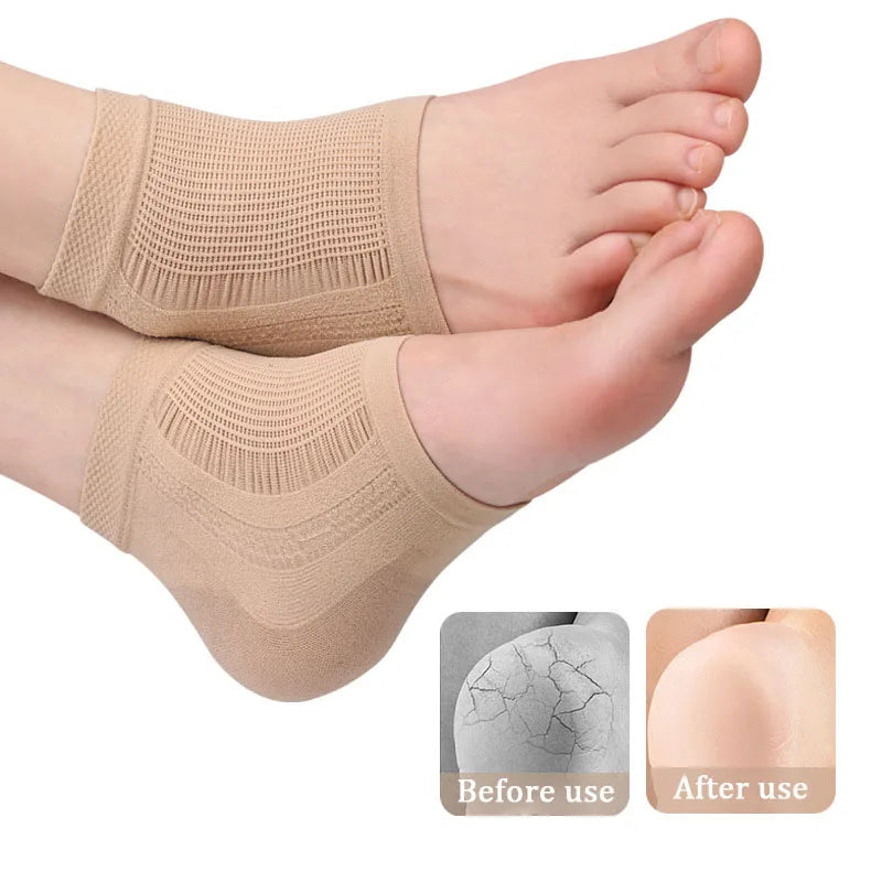 Protège-Talon Mesh Gel Silicone — Soin Pieds Anti-Ampoules