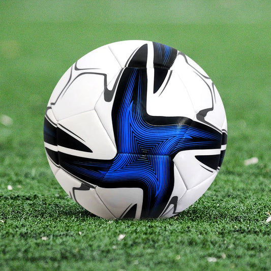 Ballon de Football Taille 5 PVC — Sans Couture Match Extérieur Entraînement