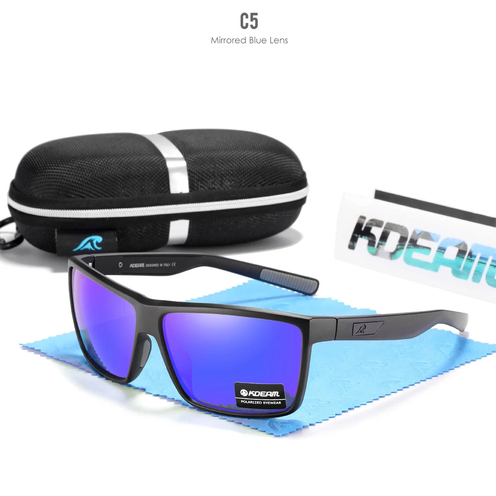 Lunettes de soleil résistantes aux rayures — verres polarisés, protection UV400, sport et loisirs
