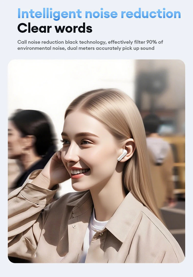Casque Bluetooth sans fil ANC — réduction de bruit, HiFi, 30H d'autonomie, jeu