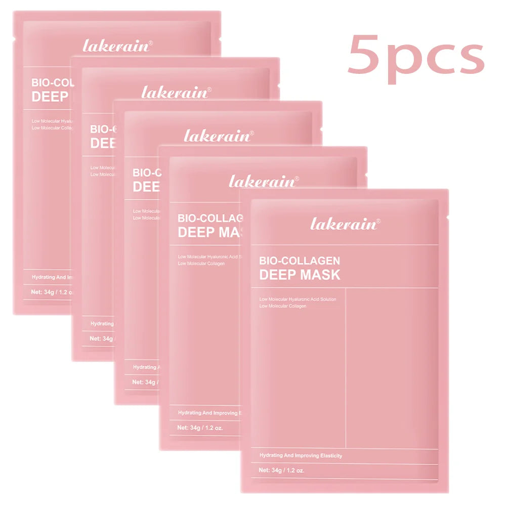 Biocolágeno, mascarilla facial profunda, suplemento de colágeno, mascarilla hidratante nocturna de hidrogel, mejora la elasticidad, minimiza los poros, reafirmante