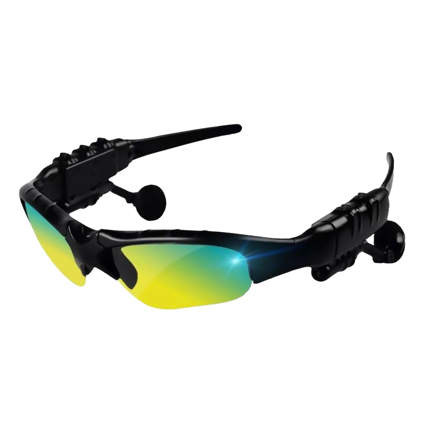 Lunettes de soleil de sport stéréo sans fil Bluetooth 5.0 avec écouteurs intégrés pour le cyclisme, la conduite et l'écoute MP3, polarisées